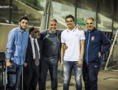 صور .. سعد  ونيدفيد يزوران مران الأهلي عقب العودة من ألمانيا