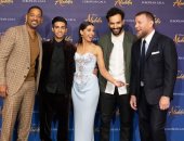 ويل سميث ومينا مسعود يروجون لفيلمهما الجديد Aladdin فى لندن