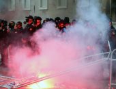 صور..احتجاجات فى ألبانيا للمطالبة باستقالة الحكومة وإجراء انتخابات مبكرة