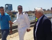 صور.. محافظ بورسعيد يتفقد المبنى الجديد للمرور واعمال انشاء كورنيش الاتصال 