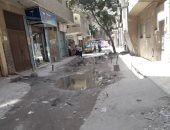 تراكم مياه الصرف الصحى فى شارع جرجس حنا بعين شمس