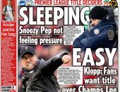 شاهد.. عناوين الصحف الإنجليزية فى يوم حسم الدورى بين ليفربول والسيتى