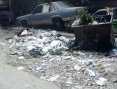 "سلوى" تشكو من تراكم القمامة والسيارات الخردة بشارع المشتل بمصر القديمة