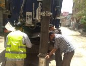 الجيزه لمياه الشرب تستجيب لشكوى "صحافة المواطن"وتحل مشكلة الصرف بمنطقة التعاون 