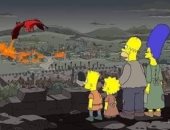 The Simpsons يتوقع اشتعال النيران فى ويسترون بـ  Game Of thrones