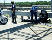 صور.. حادث موكب الشرطة المرافق للرئيس الأمريكى دونالد ترامب بولاية لويزيانا