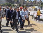 صور.. محافظ الإسكندرية يتفقد أعمال تطوير الاستاد قبل بطولة الأمم الإفريقية