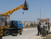  تنفيذ الخطة الاستثمارية برفع كفاءة الكهرباء والرصف غرب الإسكندرية 