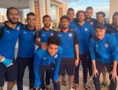 شاهد.. حارس الزمالك يؤجل فك جبيرة اليد قبل ذهاب نهائى الكونفدرالية