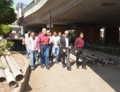 محافظ الجيزة يتابع أعمال تطوير طريق طراد النيل بتكلفه 33 مليون جنيه