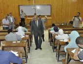 "الهندسة" ضمن الزيارات التفقدية لرئيس جامعة المنيا فى خامس أيام الامتحانات