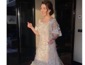 من أجل الإنسانية.. كندة علوش تعرض فستان زفافها للبيع