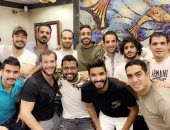 مطعم سمك يجمع ثنائى الزمالك وصالح جمعة على الإفطار