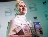 شاهد.. كيفية استقبال أول كاتبة عربية تفوز بجائزة مان بوكر بعد عودتها لوطنها
