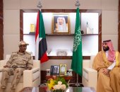 ولى العهد السعودى يلتقى نائب رئيس المجلس الانتقالى السودانى
