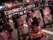 صور.. مظاهرات فى ساو باولو البرازيلية احتجاجا على خفض ميزانية التعليم