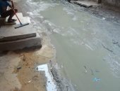 مياه الصرف الصحى تحاصر أهالى شارع المصطفى بمنطقة بشتيل