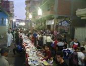 لمة رمضان.. إفطار جماعى بالجهود الذاتية لأهالى قرية بلجاى بالدقهلية 