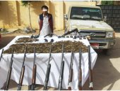 ضبط عنصر إجرامى بحوزته أسلحة نارية وذخيرة ومخدرات بمطروح