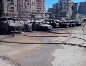 محافظة الإسكندرية: السيطرة على حريق الغاز.. ولا خسائر فى الأرواح.. صور