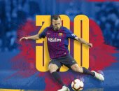 برشلونة ضد فالنسيا.. جوردى ألبا يصل إلى 300 مباراة مع البارسا