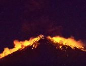 شاهد.. ثوران بركان جبل أجونج فى جزيرة بالى الإندونيسية