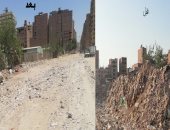 محافظة الجيزة ترفع 500 نقلة مخلفات من منطقة كعابيش بالهرم