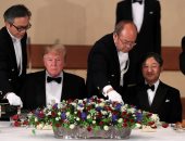 مأدبة عشاء رسمية بين الإمبراطور اليابانى ودونالد ترامب