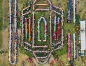 لمة العيلة.. اتحاد الطلاب بجامعة طنطا ينظم حفل إفطار بشكل هندسى