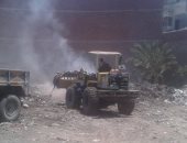 استجابة لـ"اليوم السابع" .. رفع تلال القمامة بمنطقة محب بالمحلة (صور)