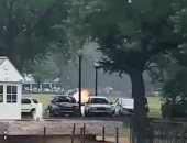 فيديو.. شخص يضرم النار فى نفسه أمام البيت الأبيض بالولايات المتحدة