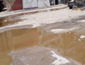  انتشار مياه الصرف الصحى بمنطقه الساحل بمدينة نجع حمادى يهدد الأهالى