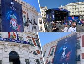 شاهد.. آخر استعدادات مدريد لاستقبال نهائى دورى أبطال أوروبا 