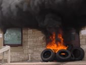 فيديو.. محتجون يضرمون النار فى السفارة الأمريكية فى هندوراس