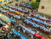 قرية كاملة بالشرقية تنظم إفطارا جماعيا وتشارك "صحافة المواطن" الصور