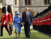 الملكة إليزابيث تستقبل ترامب فى قصر بكنجهام