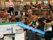 صور.. اقلاع أولى رحلات مصر للطيران إلى العاصمة الأمريكية واشنطن