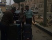 حملات لإعادة الإنضباط غرب الإسكندرية وتيسير حركة المرور 