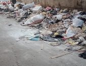 انتشار القمامة بشوارع دير الملاك فى محافظة القاهرة