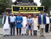 مئات المسلمين فى بكين يؤدون صلاة عيد الفطر.. صور 