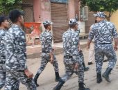 صور.. قوات أمن تتوجه لمنزل صلاح لتأمين وصوله صلاة العيد بسبب توافد الجماهير