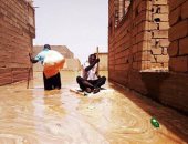صور.. مياه الأمطار تغمر مدينة ليبية فى عمق الصحراء الكبرى