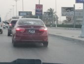 سيارة بدون لوحات وزجاج فاميه بمدينة الشيخ زايد