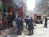 السيطرة على حريق مطعم بمدينة أسيوط دون خسائر فى الأرواح.. صور