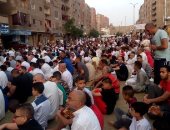 أهالى المرج القديمة يشاركون بصور صلاة العيد فى مسجد النور