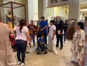 كاميرا سوبر كورة ترصد كواليس زيارة حارس ريال مدريد للمتحف المصرى