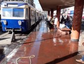 "النقل العام" بالإسكندرية: غسل محطات الترام وتكثيف الخطوط على الشواطئ