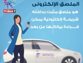 فيديوجراف.. تعرف على الهوية الرقمية للسيارات من الملصق الإلكترونى