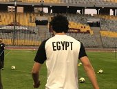 شاهد نجوم الفراعنة فى أول يوم تدريب مع المنتخب استعداداً للكان