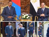 قمة "مصرية - إريترية" بقصر الاتحادية.. السيسى يعرب عن تقديره للتعاون المشترك ووحدة الرؤى والمصالح الاستراتيجية بين البلدين.. و"أفورقي" يشيد بدور مصر فى دفع عملية التنمية وصون السلم والأمن بالقارة الإفريقية